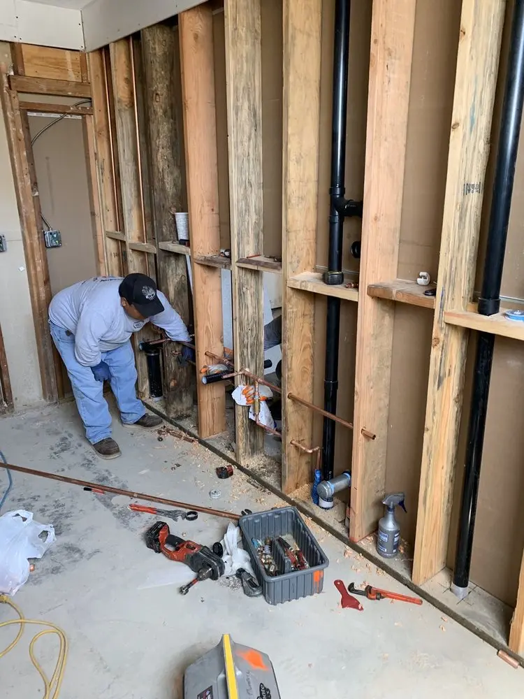 Commercial rough-in plumbing for Water Heater Replacement in Brentwood Heights